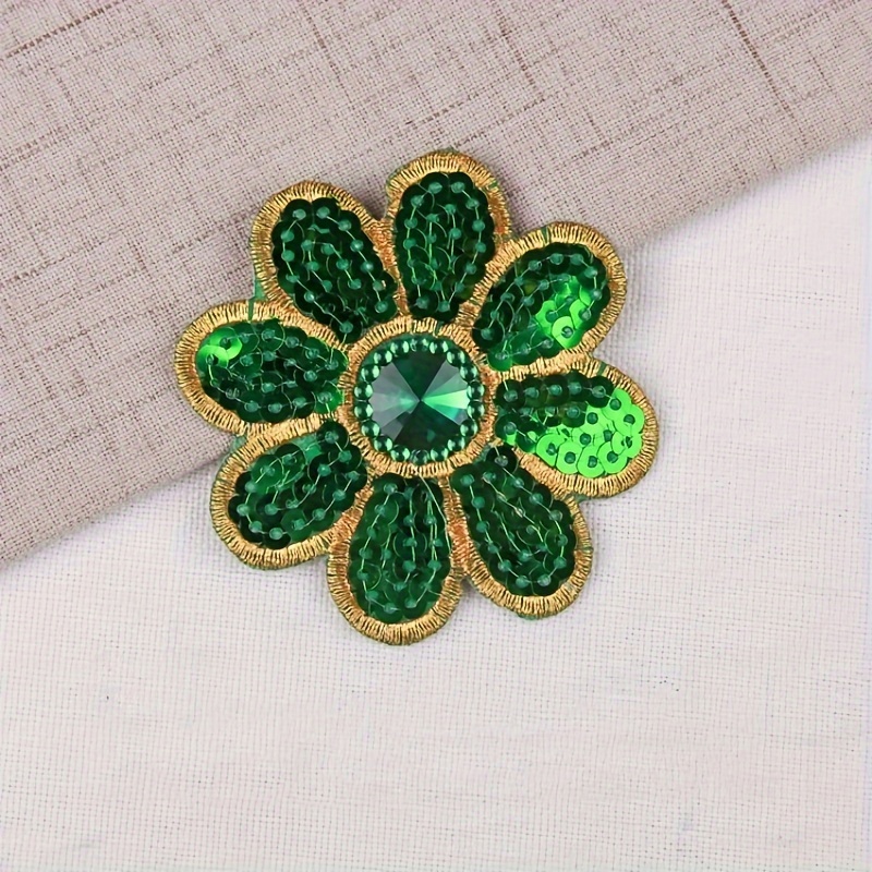 10Pcs Sew On Patches for DIY Clothes and Sewing Decoration